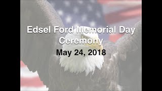 Edsel Ford High School: 2018 Memorial Day Ceremony