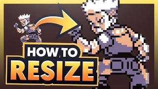 How to Resize Pixel art WITHOUT loosing quality *2019*