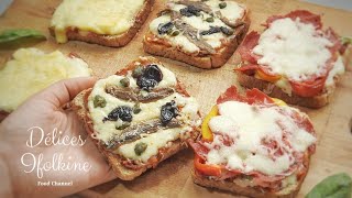 Üç Çeşit Hızlı Ve Çok Kolay Tost Pizza