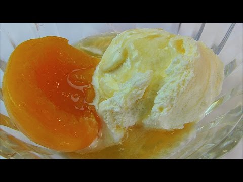 Betty's Brandied Peaches with Vanilla Ice Cream