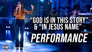 GOD IS IN THIS STORY & IN JESUS NAME LIVE PERFORMANCE | Katy Nichole | Jukebox | Huckabee