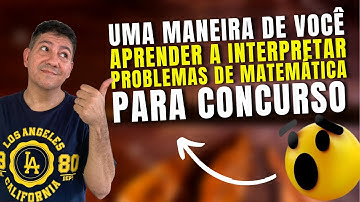 Onde VOCÊ aprende INTERPRETAR OS PROBLEMAS DE MATEMÁTICA | Prof Robson Liers