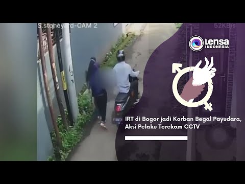 IRT di Bogor jadi Korban Begal Payudara, Aksi Pelaku Terekam CCTV