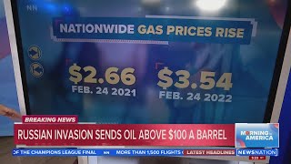 Gas prices expected to soar after Russian invasion | Morning in America