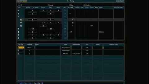 APC 33 Multiple Cue List Syntax