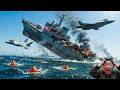 13 MINUTES AGO! US F-35 fighter jets sink North Korean warship docked in Russian | ARMA 3