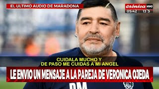 El último mensaje que mandó Diego Maradona