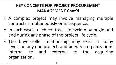 Project Procurement Management Part 1 By Eburuche Banito