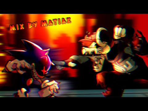 FNF Mashup Sonic EXE Vs Tabi You Can T Run X Genocide
