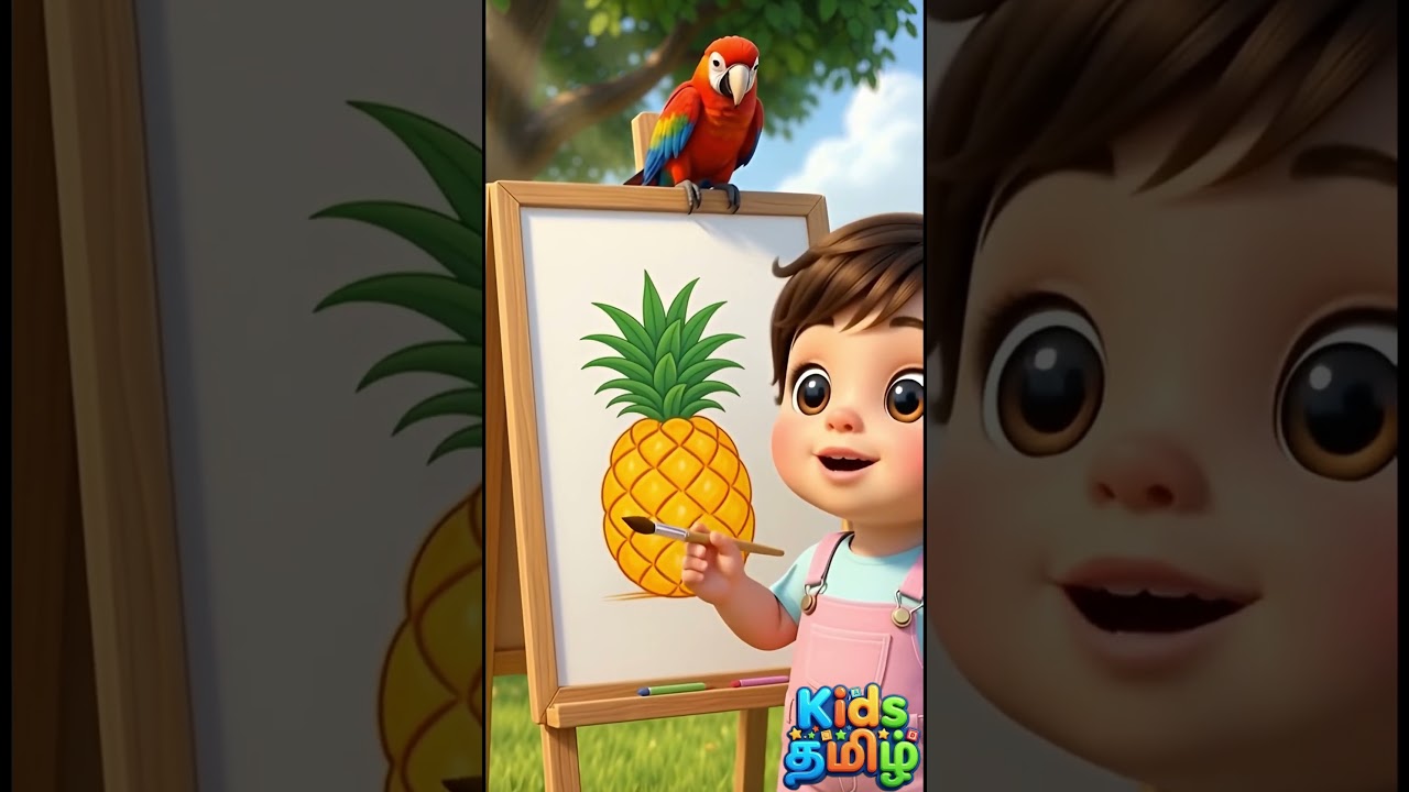 Fruit Names for Kids |   பழங்களின் பெயர் தெரியமா - பாகம் 01|Easy Tamil Learning | Shorts