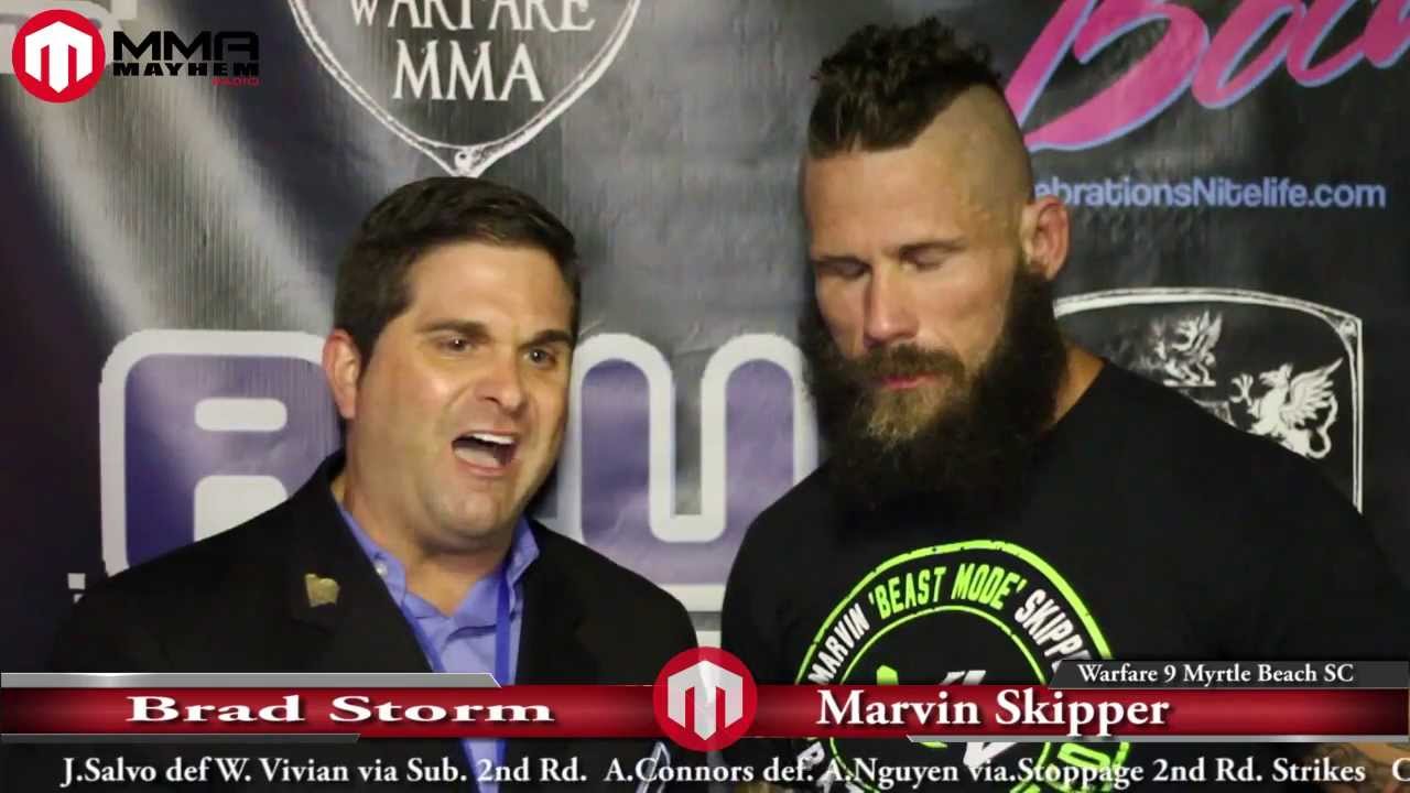 Warfare 9 Post Fight Interview With Marvin Skipper