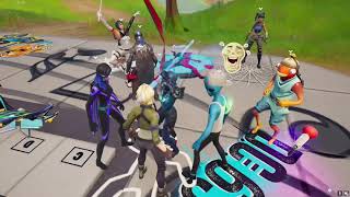 Toxic Default Skin Flexes on Everybody And Doing All their Emotes (Party Royale)