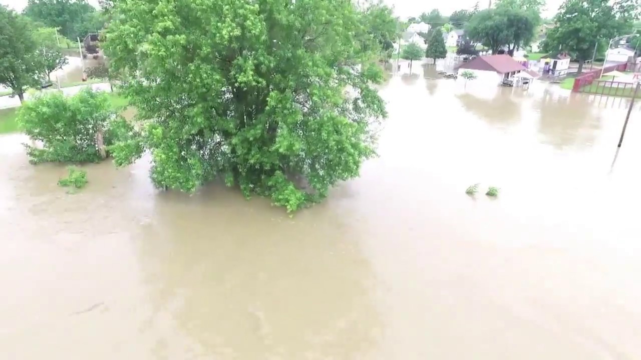Portage River flood in Woodville Ohio  ( PTXVI )