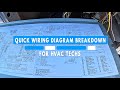 How to Read HVAC Wiring Diagrams in the Field (Real Unit Schematic Walk-Through)