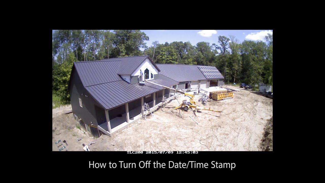 TimeLapseCameras.com - Brinno Camera Tip - Turn Off Date/Time Stamp