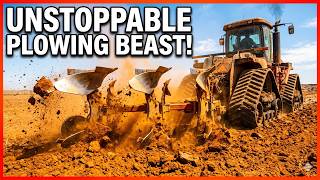 Modern Agriculture Machines: The Ultimate Tracked Tractor & Monster Plow in Action!