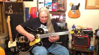 Sleep Walk  on my Gretsch Black Falcon...!