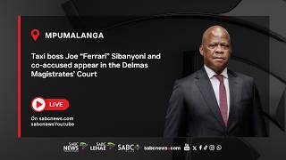 Joe Ferrari Sibanyoni and his three co-accused appear in the Delmas Magistrates Court
