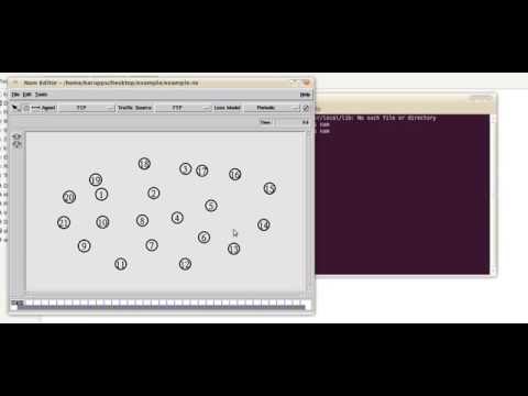 Nam editor  for simple NS2 programming
