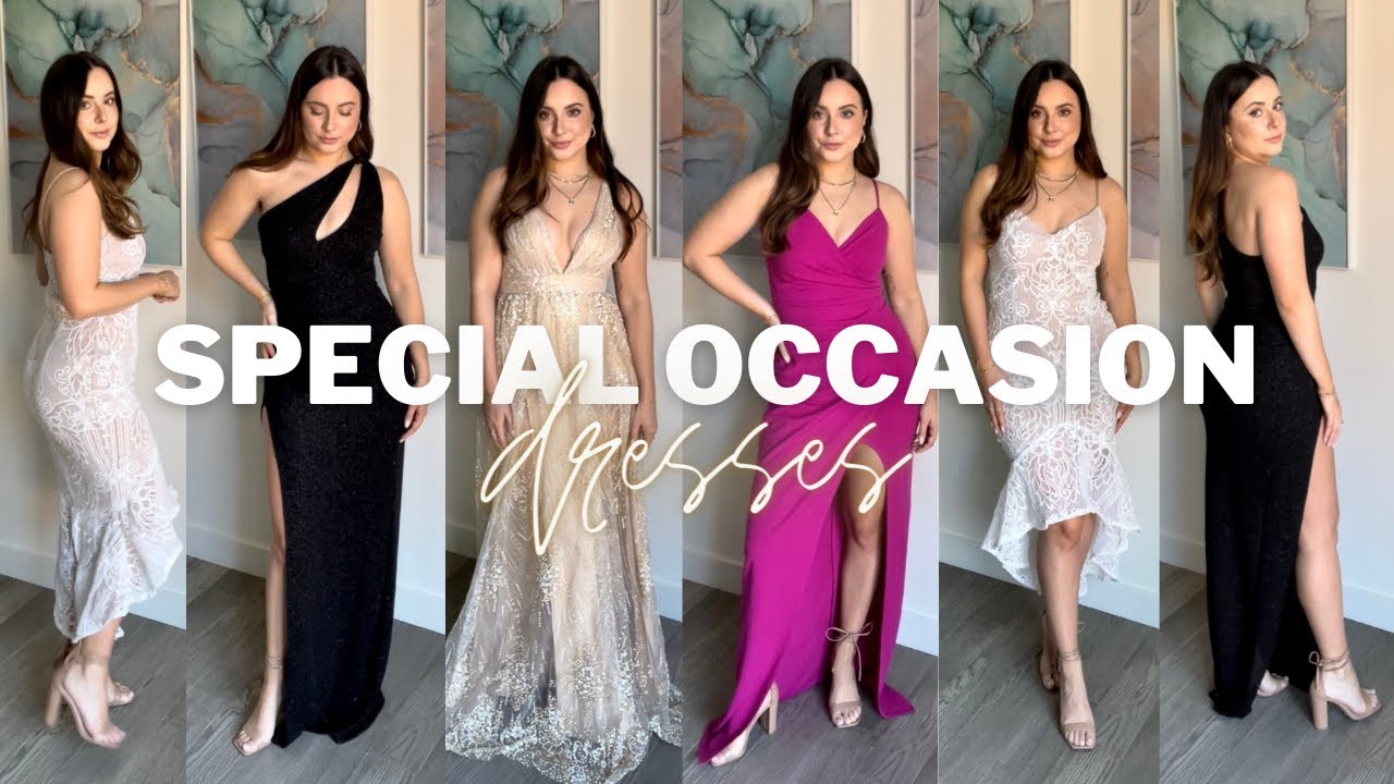 Special Occasion Dresses Try-On Haul | Wedding Guest, Prom, Grad, Gala & Other Fancy/Formal Events