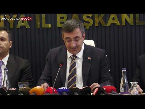 Cumhurbaşkanı Yardımcısı Yılmaz, Konya'da konuştu! "Yaralarımızı sardığımız bir dönemdeyiz"