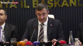 Cumhurbaşkanı Yardımcısı Yılmaz, Konya'da konuştu! "Yaralarımızı sardığımız bir dönemdeyiz"