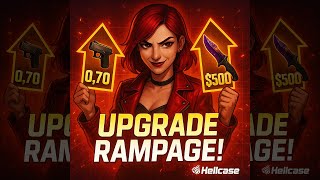 I Spammed $1,000 on Hellcase Upgrades… and HIT a $500 KNIFE?! 🔥 (MAY 2025 CHAOS RUN)