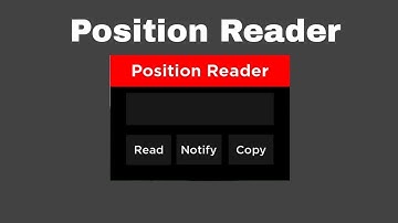 Roblox Position Reader Script (Pastebin/Mediafire)