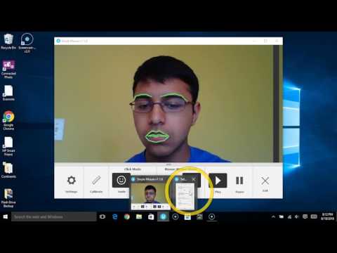 Smyle Mouse - Intuitive and user-friendly  - Head and Facial Gesture Controlled Software