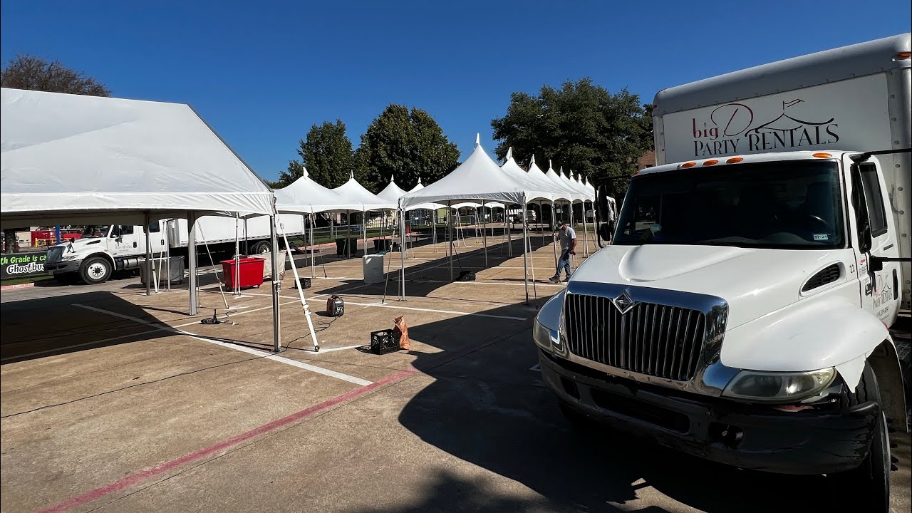 Tent Rental Plano, TX - School Fall Festival