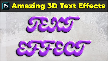How to Create an Inflated 3D text Effect - Photoshop Tutorial