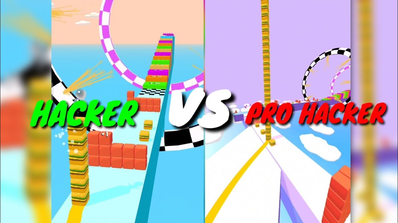 HACKER vs PRO HACKER - Cube Surfer! | Hacker yt