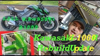 Rebuilding the 2022 Kawasaki Z1000R Motorcycle: Latest Updates #usa #australia