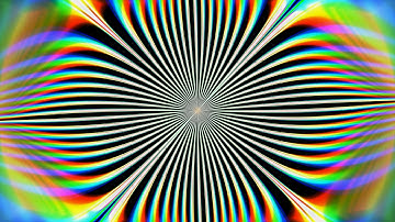 Serious Iris Stress Test ✨ Hypnotic Psychedelic Op-Art Animation Blender 3.0 Trip Black White