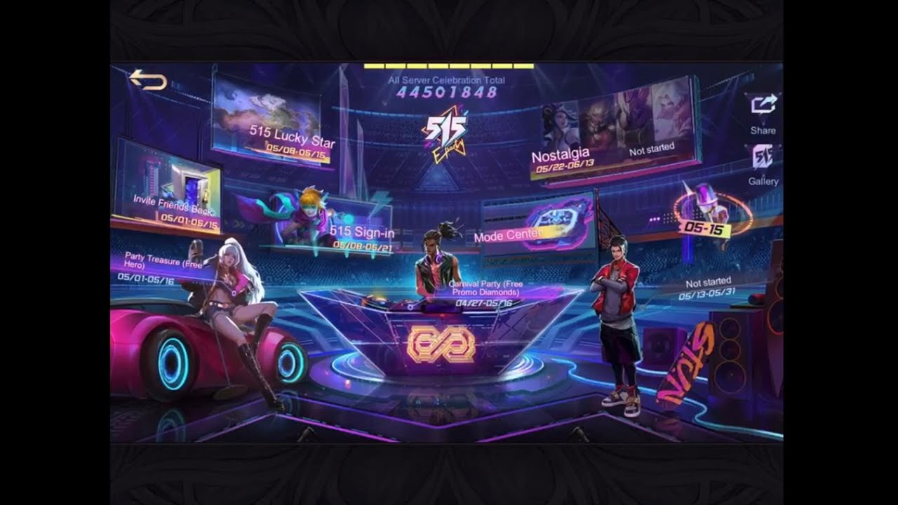 515 eParty Free Skin Collection