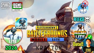Pubgbgmi Lite Release Date Confirm 2026 Bgmi Lite India Comeback Update 2026