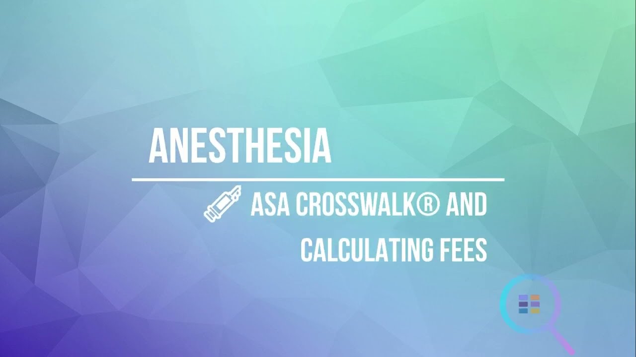 How to calculate Anesthesia fees for a given GPCI location with iCoder