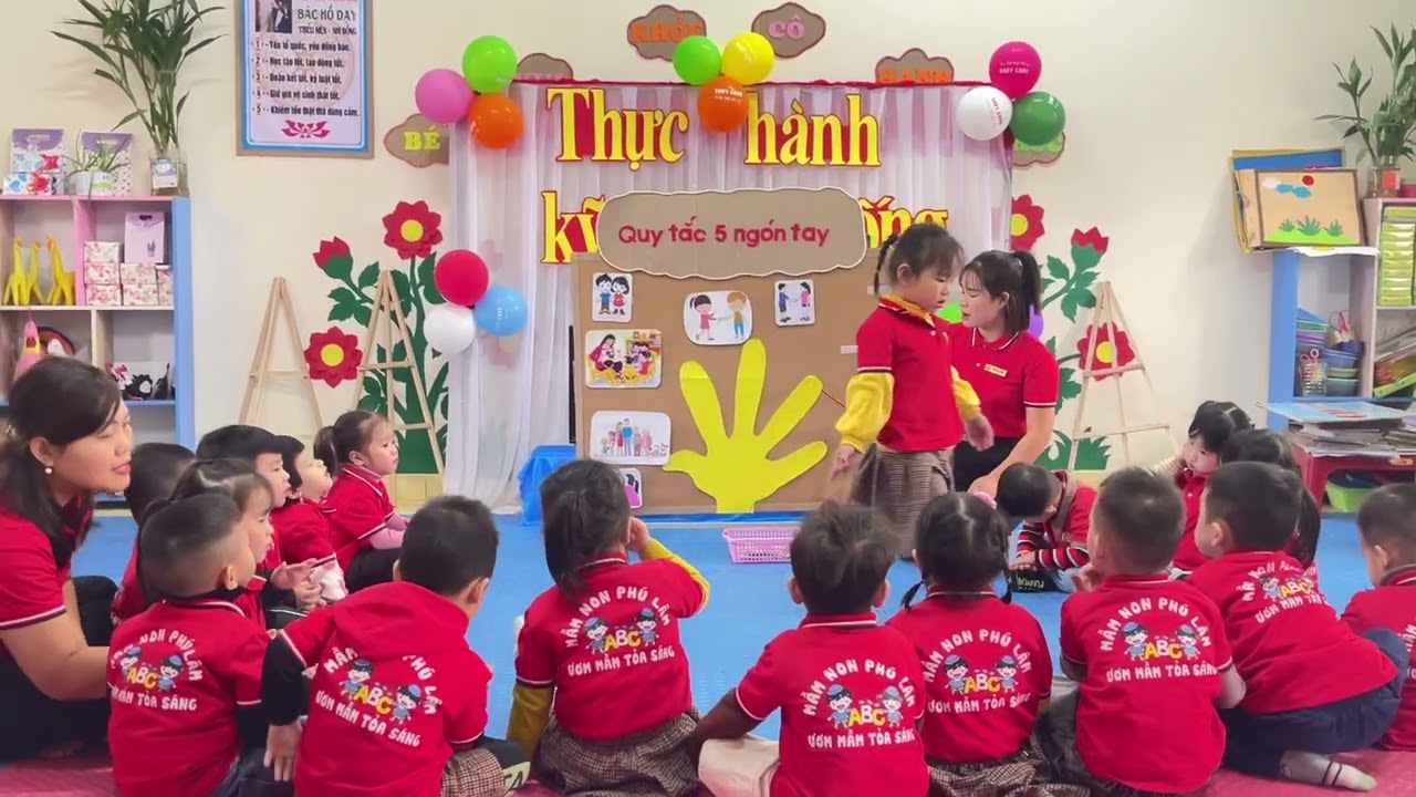 Lĩnh vực phát triển tình cảm, kỹ năng xã hội, kỹ năng sống: Bài quy tắc 5 ngón tay