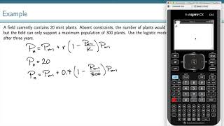 Example Logistic Growth Model 2