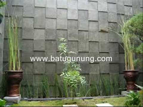 Dinding Batu  Alam  Model  Batu  Alam  Pagar  Rumah  Minimalis  