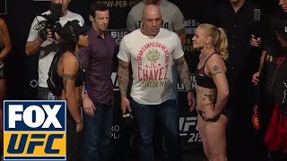Amanda Nunes vs. Valentina Shevchenko | Weigh-In | UFC 215