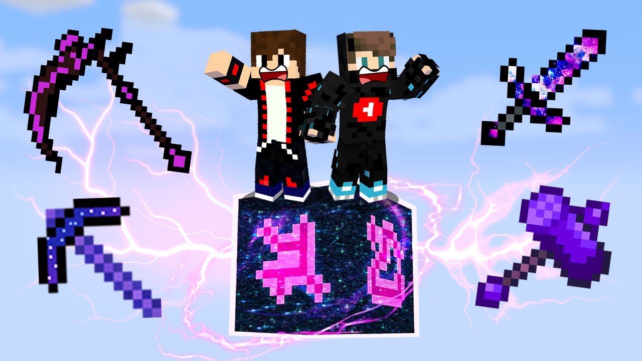 ماين كرافت : عشت 24 ساعة ولكن على بلوكة حظ الفضاء الخطيرة !!؟ 🔥😱