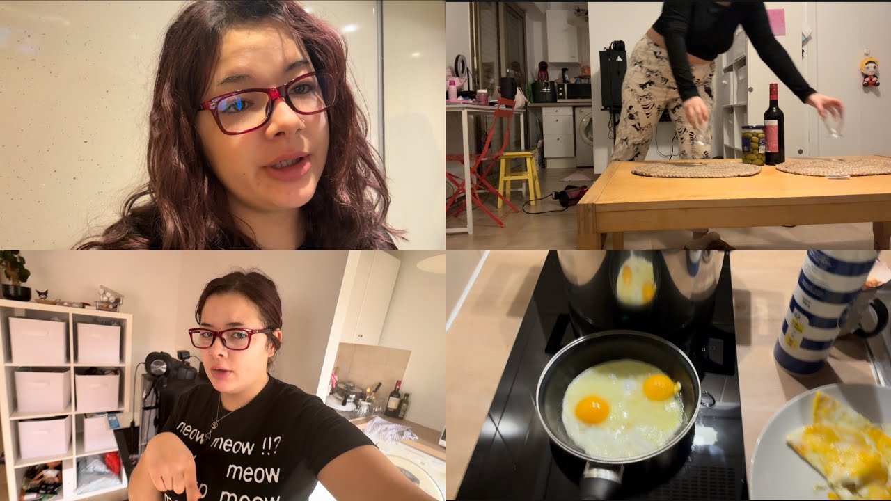 giornate normali di chi vive all’estero in un appartamento…(spesa,pulizie,lavoro..)