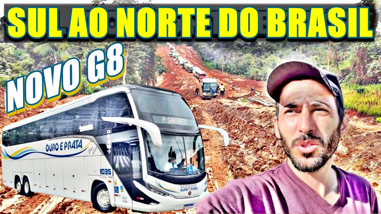 ATRAVESSEI O PAÍS DE ÔNIBUS de PORTO ALEGRE a SANTAREM PARÁ no G8 LD OURO E PRATA