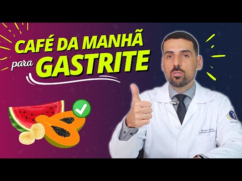 CAFÉ DA MANHÃ para GASTRITE | Nutricionista Bruno Motta