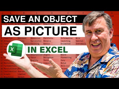 Video: Hur sparar jag ett Excel-diagram som en JPEG?