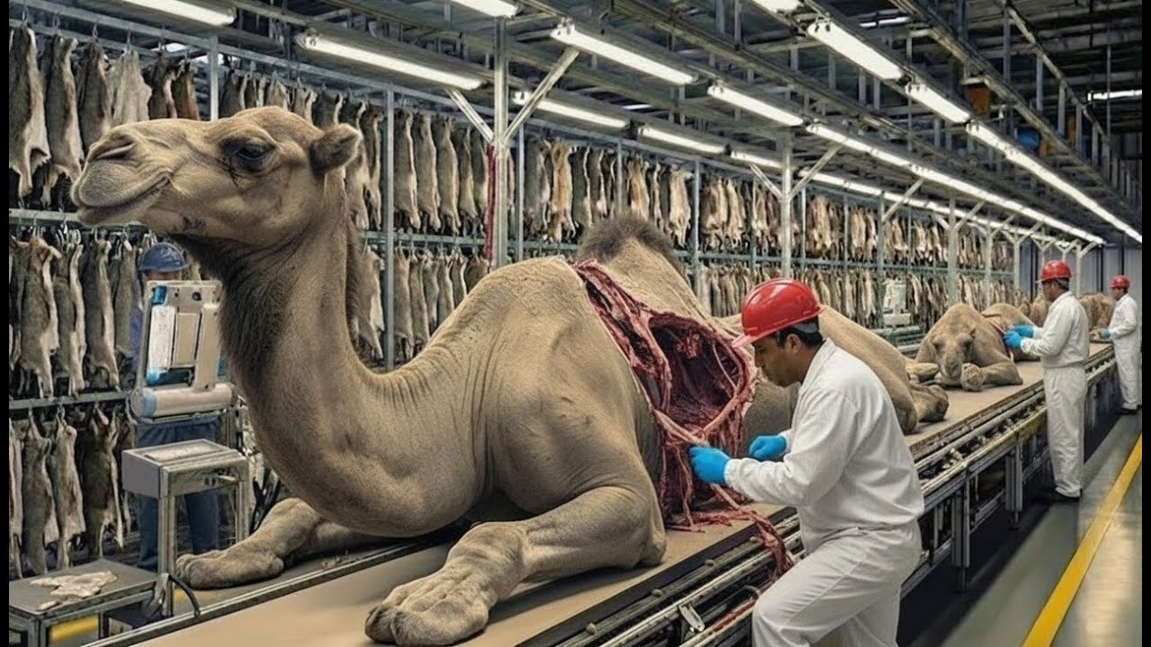 Inside the Camel Leather Factory  How Rare Camel Leather Becomes Luxury Bags | Industrial Automation