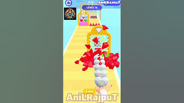 Gem 💎💎 Stack Run Level - 14 #games #gameplay #shorts