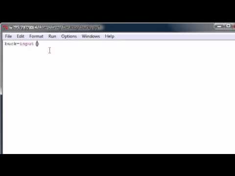 08) Python Programming - Raw Input.