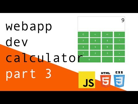 JavaScript Web App Dev: Calculator - Part 3